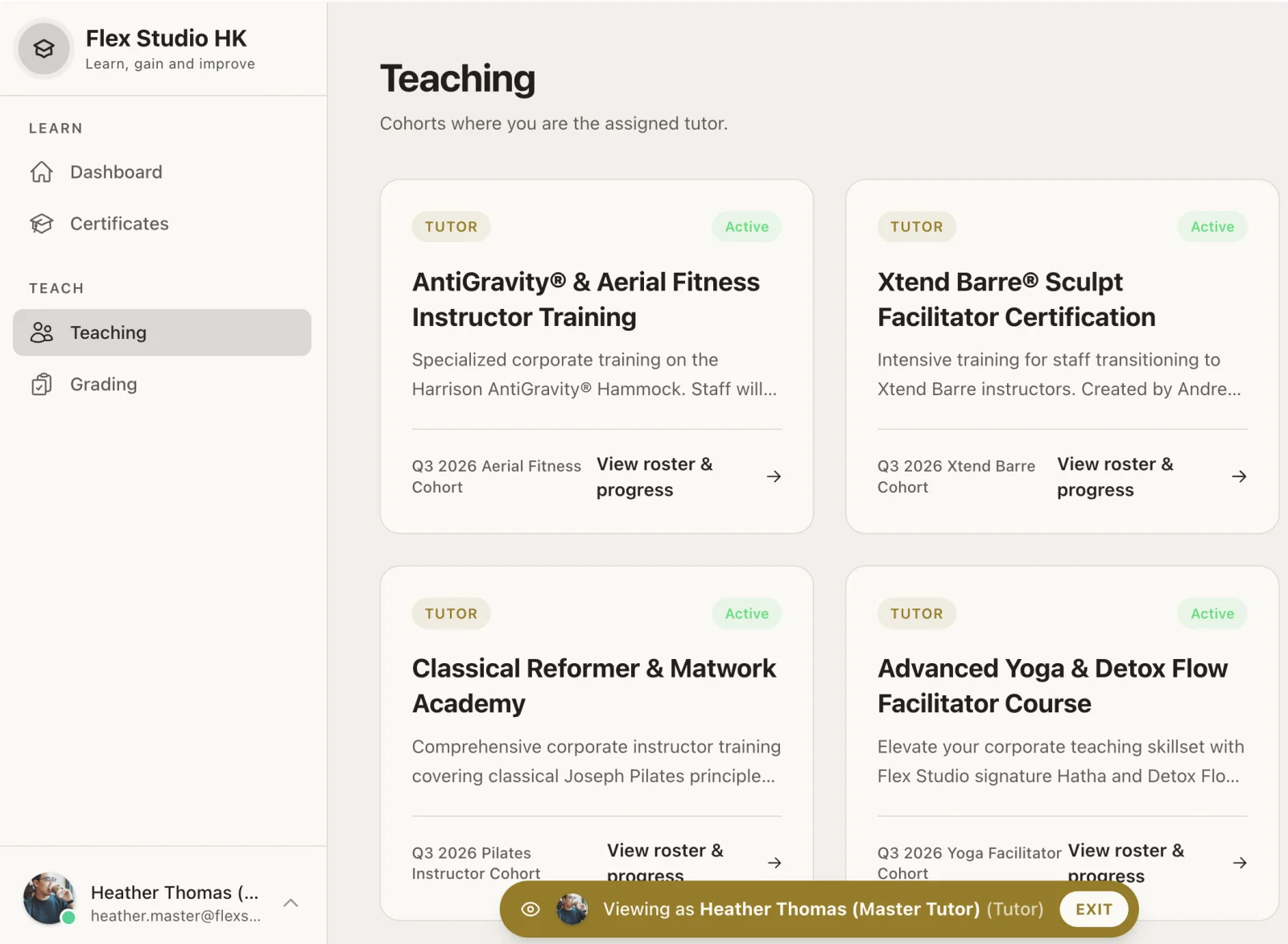 Learning Systems — Unified learning experiences for thousands of concurrent users globally.